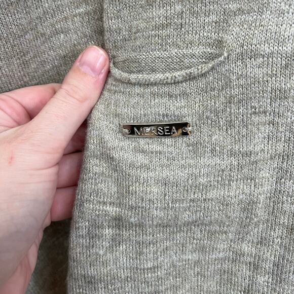 MERSEA Catalina Boxy Oversized Side Vents Neutral Lagenlook Driftwood Sweater OS - Picture 11 of 14